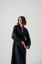 Alarik Linen Kaftan Navy Luxmii