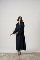 Alarik Linen Kaftan Navy Luxmii