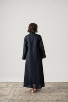 Alarik Linen Kaftan Navy Luxmii