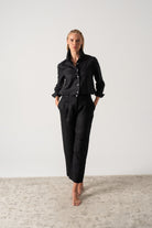 La Classica Linen Shirt Black Luxmii