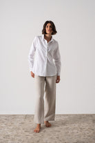 La Classica Linen Shirt White Luxmii