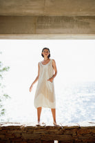 Milos Linen Dress Luxmii